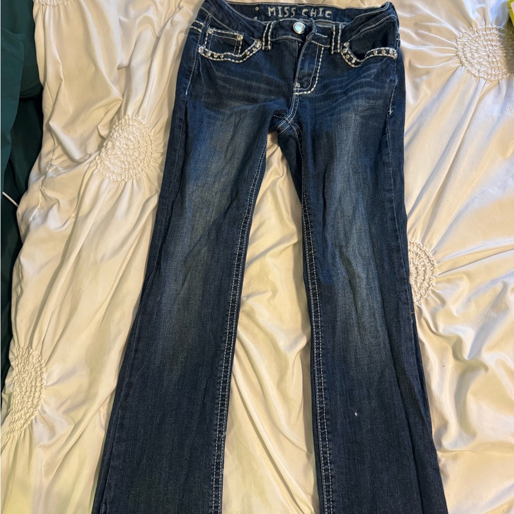 Miss Me Blue Boot Cut Jeans
